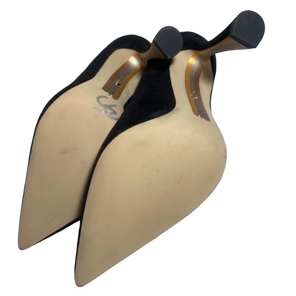 Sam Edelman Black Suede Heels - Picture 13 of 15